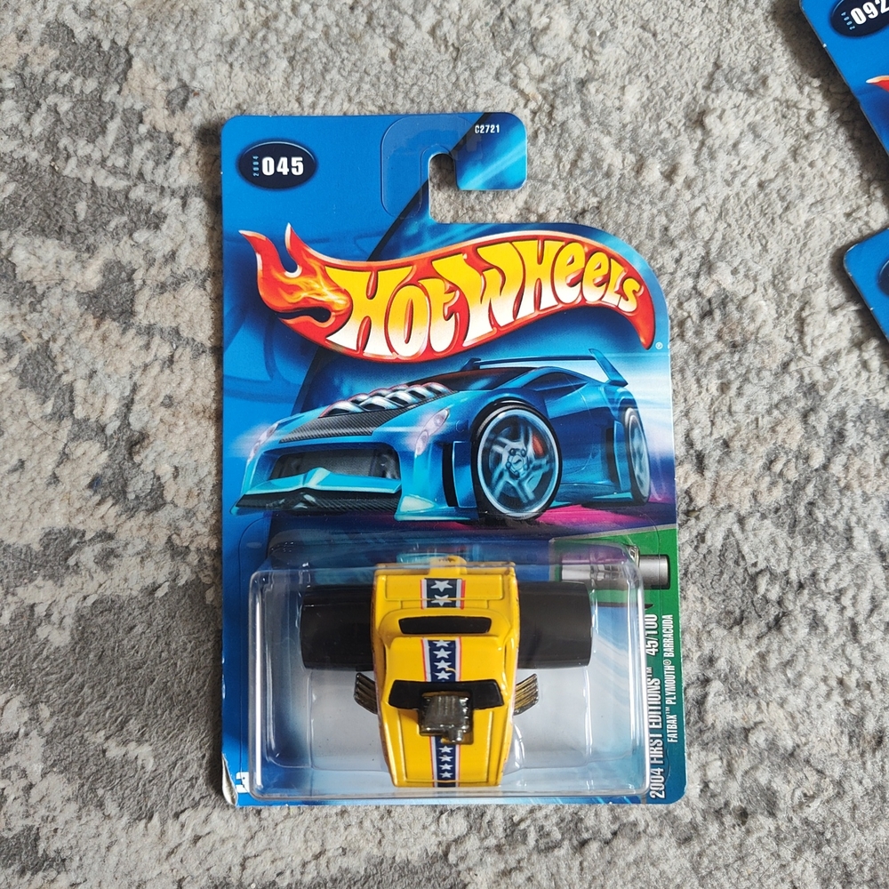 Hot Wheels Yellow Speedster Toy Car